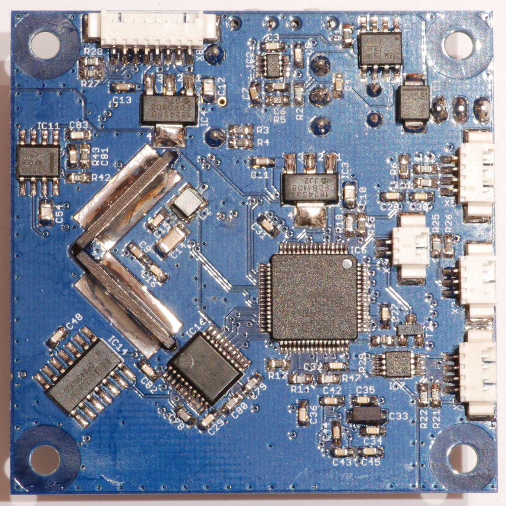 fc-board bottomside with everything soldered