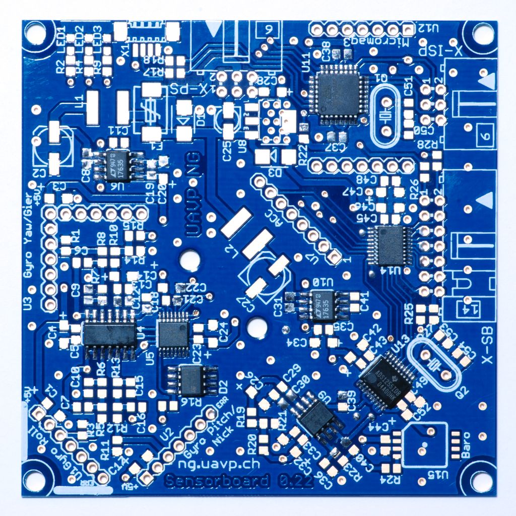 sb-board topside multipin smds soldered