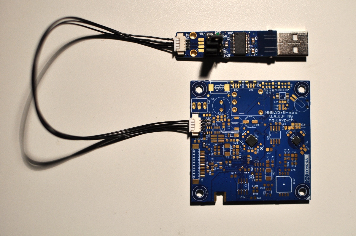 GPS-Test NG-USB connected with FC