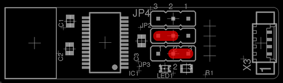 Crossover operation (rx/tx swapped)