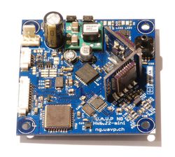 UAVP Mini-NG HW-0.22-mini-r1 PCB fully assembled