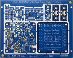 UAVP Mini-NG HW-0.24-mini-r0 PCB fully assembled