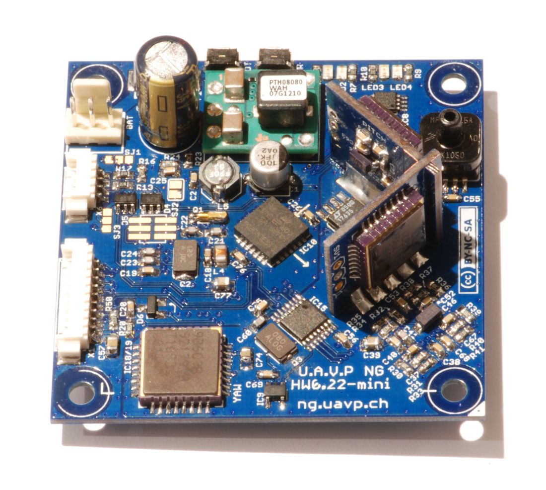 UAVP Mini-NG PCB fully assembled