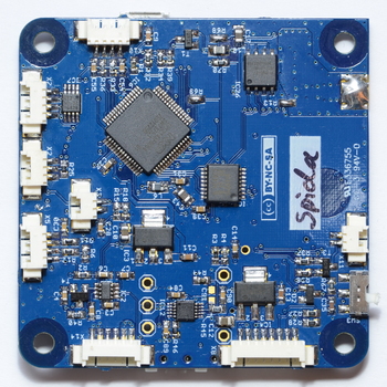 UAVP Mini-NG HW-0.24-mini PCB fully assembled (bottom)